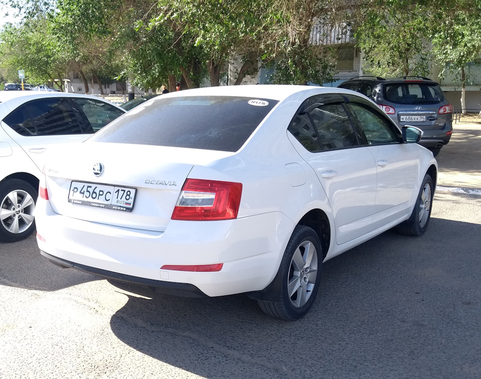 Комплект проставок увеличения клиренса SKODA OCTAVIA (A7) 2012-2020 - полиуретан 20 мм