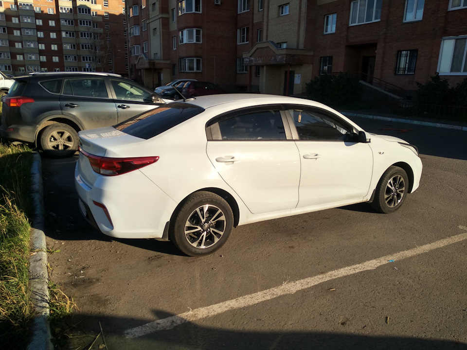 Купил диски — KIA Rio (4G), 1,4 л, 2017 года | колёсные диски | DRIVE2