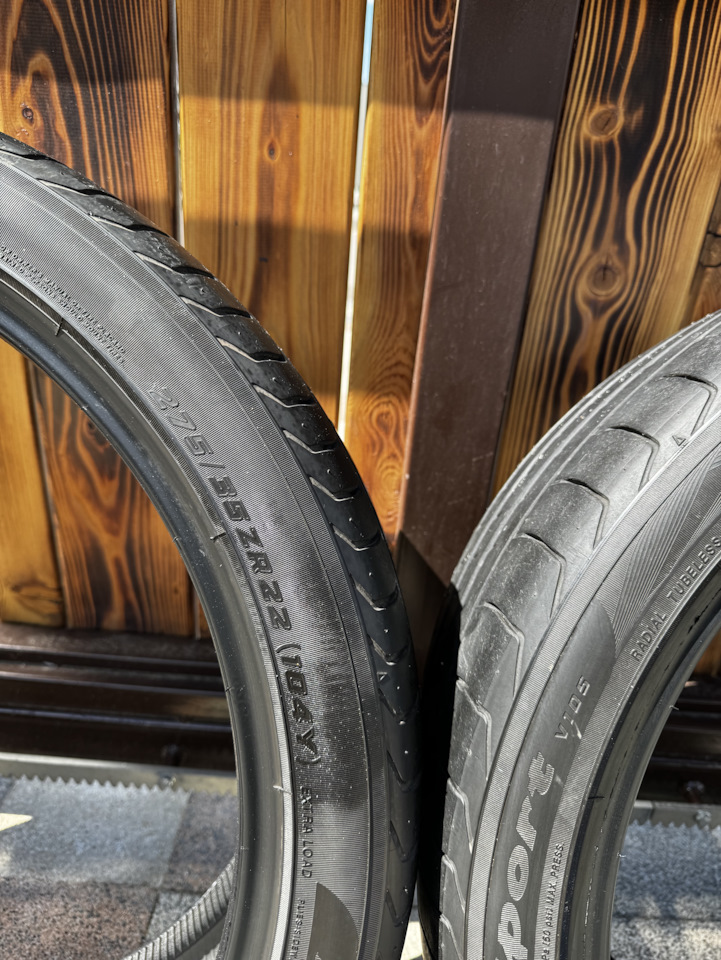 Шины летние Yokohama 275/35 R22 на BMW X6 (G06), BMW X5 (G05). Б/у | 28 ...