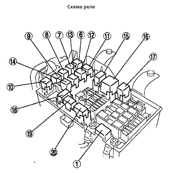 Схема предохранителей мазда атенза 2002 год