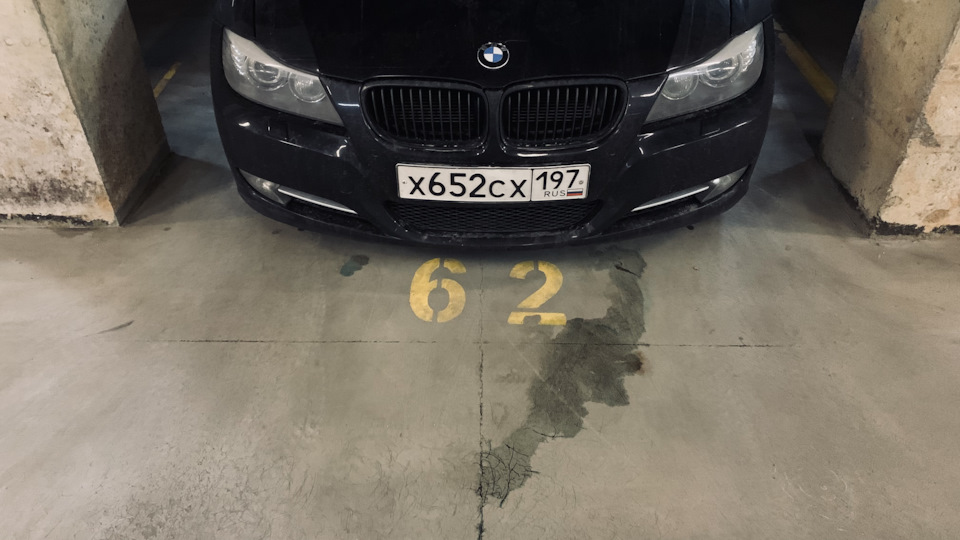 Течь форсунок фароомывателей — BMW 3 series (E90)