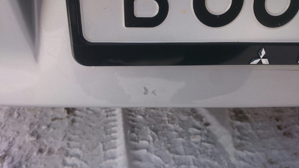 Покраска двухлетней царапины на левой задней двери, и мелких сколов на ...