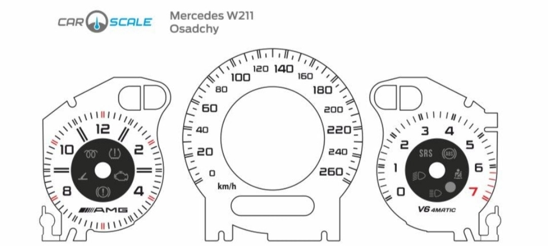 Приборная панель w211 схема