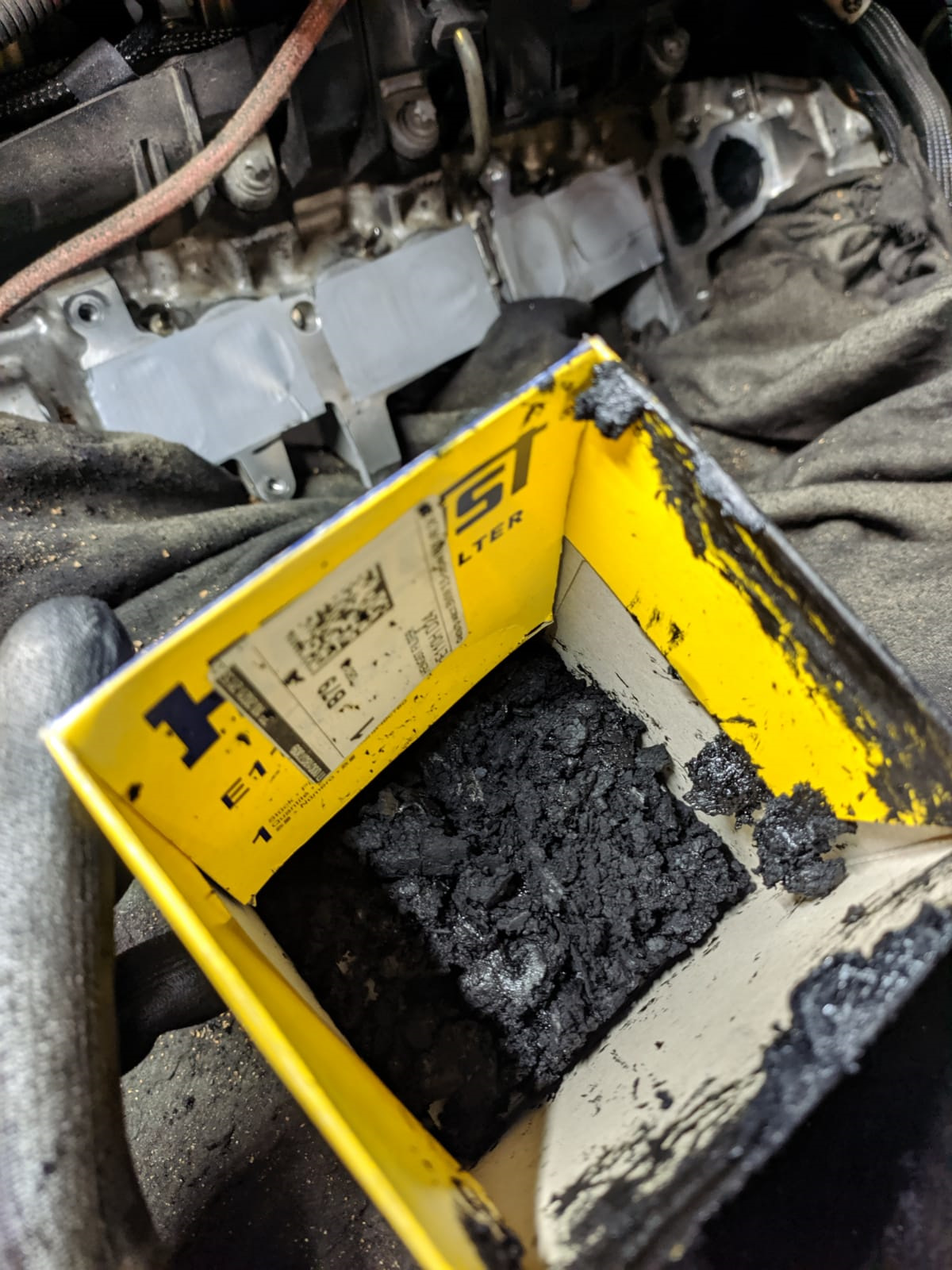 Чистка впускного коллектора B47 — BMW 3 series Touring (F31), 2 л, 2018 ...