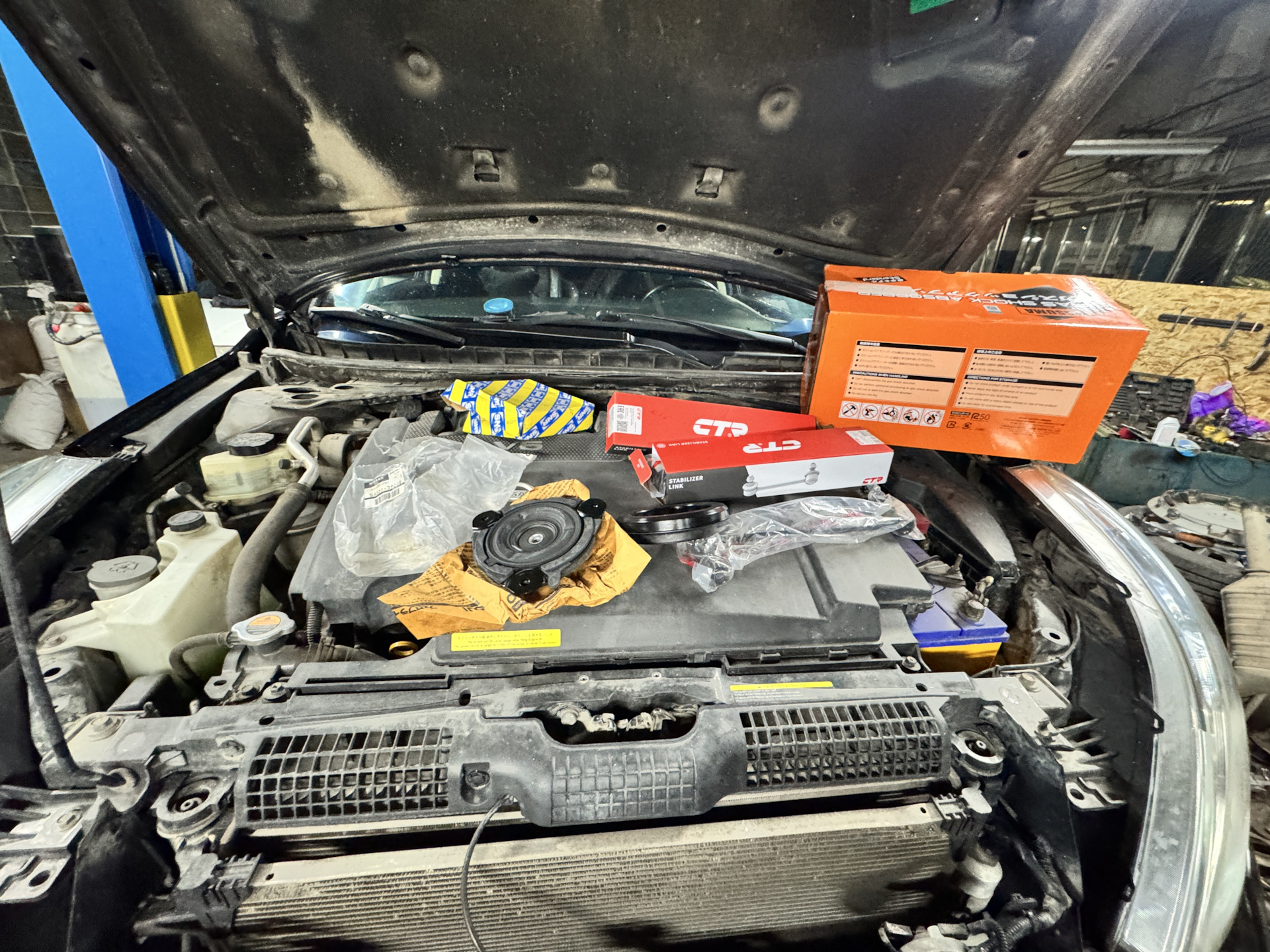 Ремонт передней подвески — Nissan Teana (J32), 2,5 л, 2008 года | визит ...