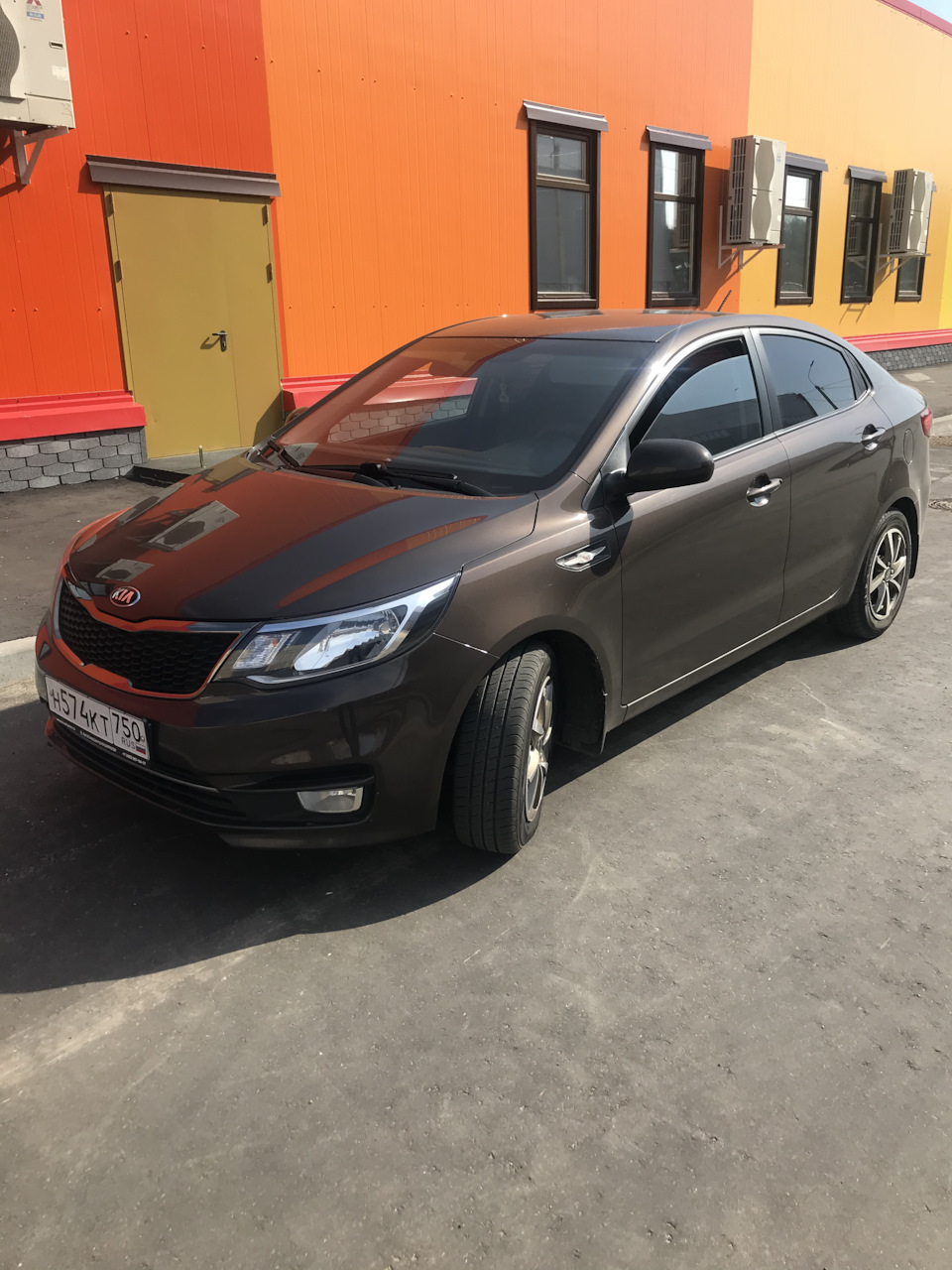 Тонировка — KIA Rio (3G), 1,6 л, 2015 года | просто так | DRIVE2