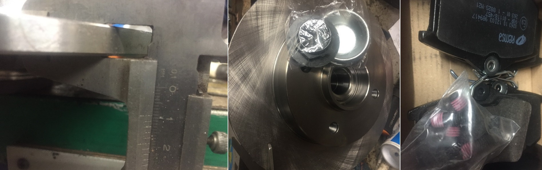 Задние тормозные диски, колодки и ТЖ, ПЕЖО 308 — Peugeot 308 (1G), 1,6 ...