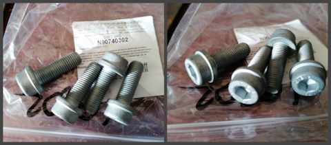 N90740302 Винт тормозной системы VAG VAG | Запчасти на DRIVE2