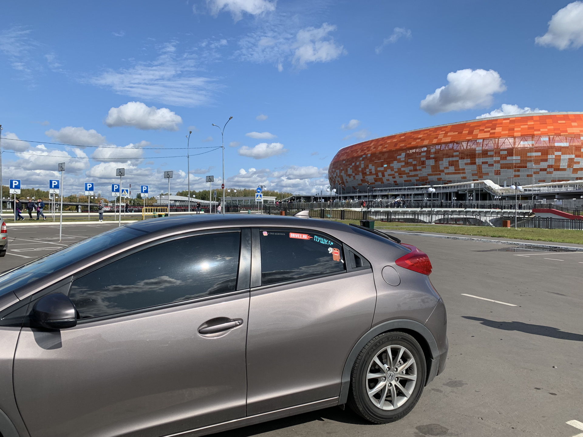 Поездка в Саранск — Honda Civic Hatchback (9G), 1,8 л, 2012 года ...