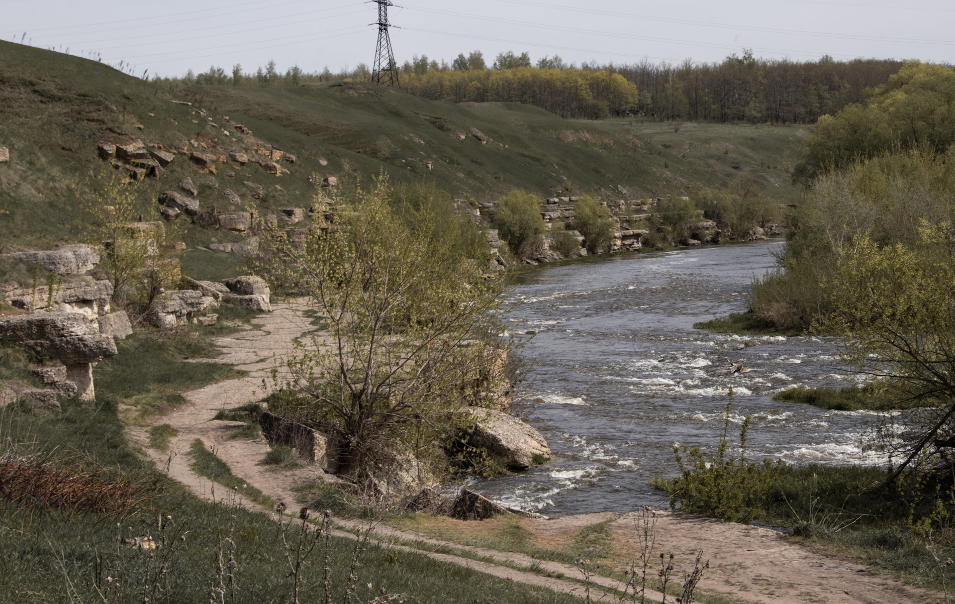 Кураповские скалы Липецкая область