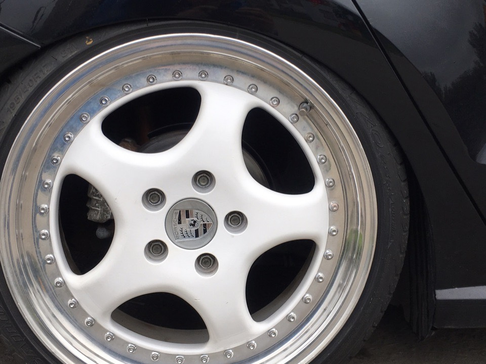 Красим суппорта, новые гайки в колеса. — Volkswagen Polo Mk5, 1,4 л ...
