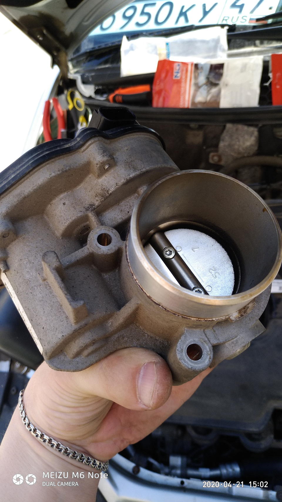 Долгое расставание закончилось…Промывка дросселя — Lada Приора ...