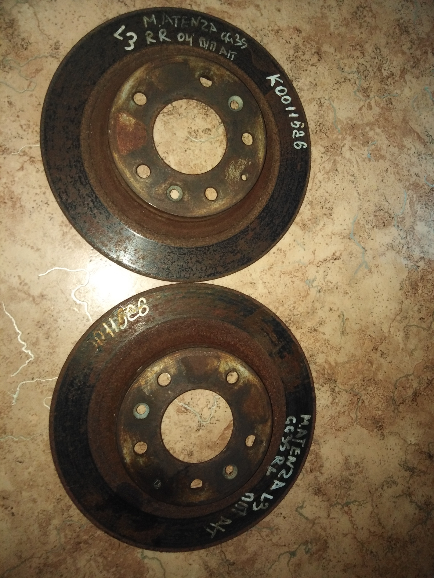 Супорт и тормозные диски — Mazda 6 (1G) GG, 2 л, 2003 года | поломка ...
