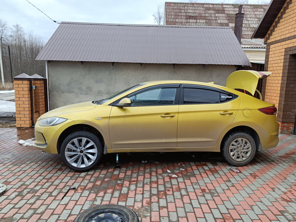 Диски — Hyundai Elantra (6G), 1,6 л, 2017 года | колёсные диски | DRIVE2