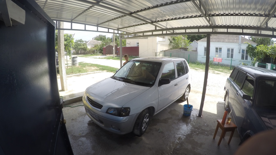 Результат! Окалина от болгарки на стекле. — Lada Ларгус, 1,6 л, 2018 ...