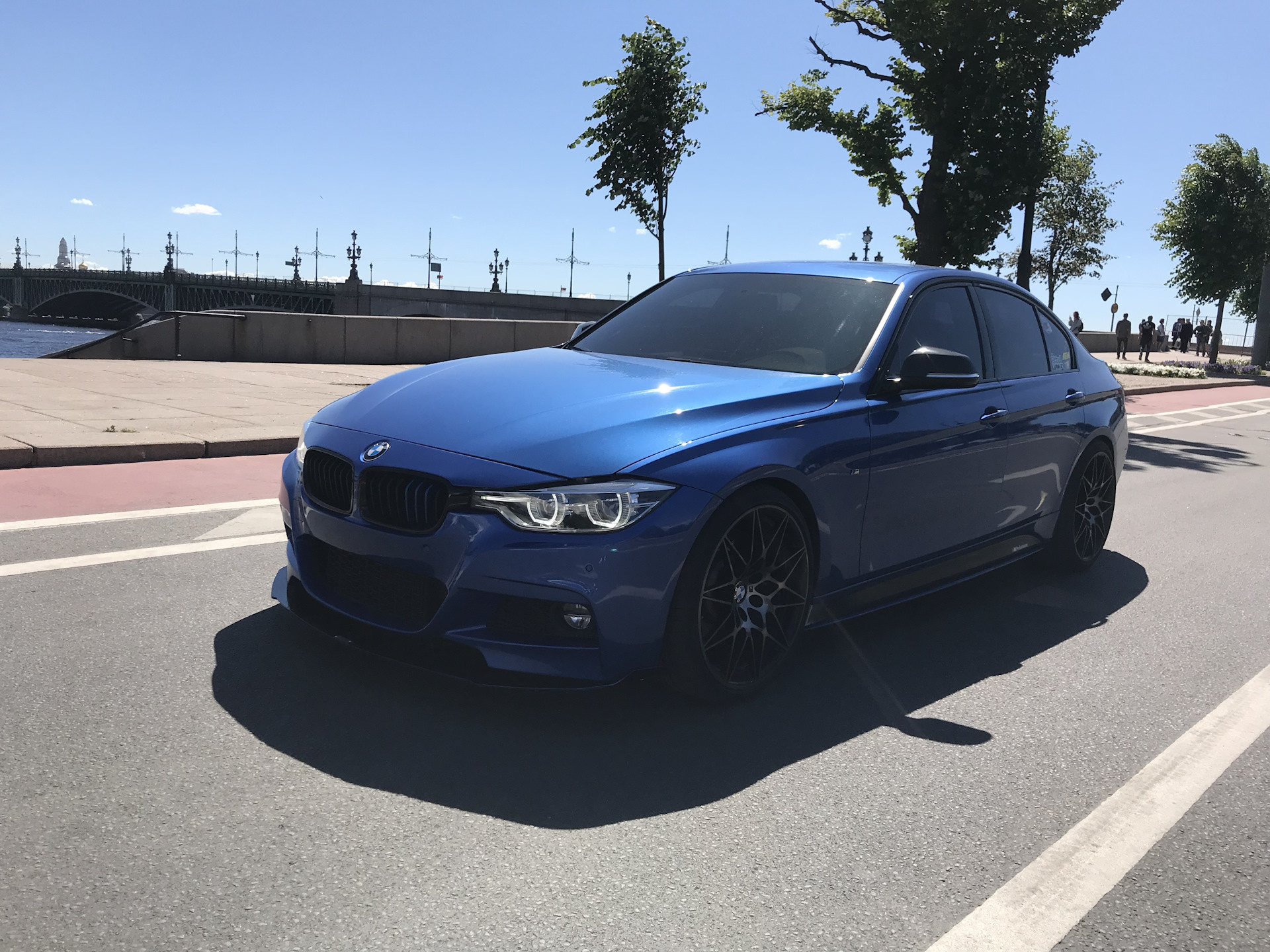 BMW f30 зима