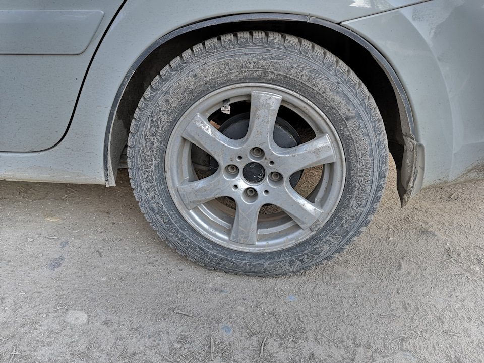 Ну и как выглядит барабан под диском. Мне нравится) — Lada Granta liftback (1G)