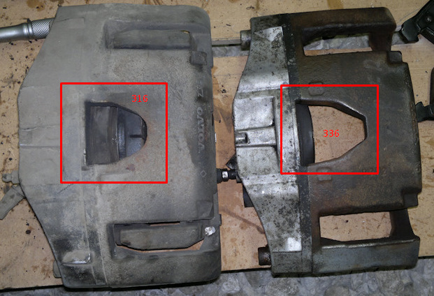 Слева 316мм, справа 336 мм — Ford Mondeo IV