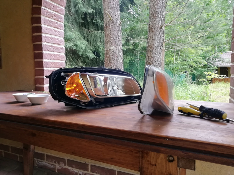 Замена отражателей в фарах — Volvo XC70 III, 2,4 л, 2012 года | своими ...