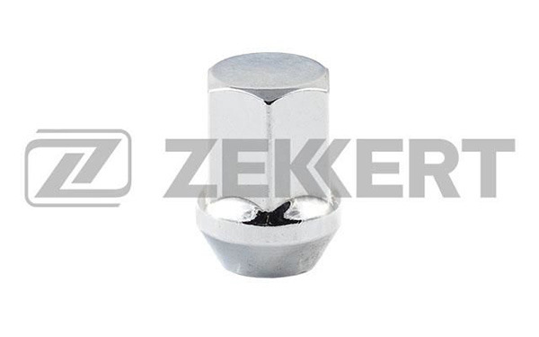 BE4072 Гайка колесная, конус, M12 x 1,5, L=32, ключ 19, Хром ZEKKERT ...