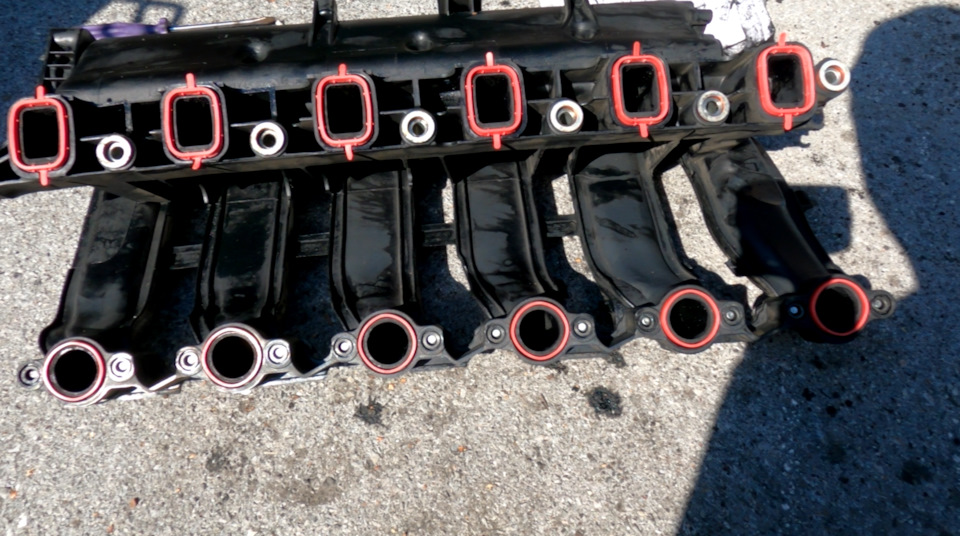 Как почистить впускной коллектор BMW m57n — BMW X5 (E53), 3 л, 2004 ...