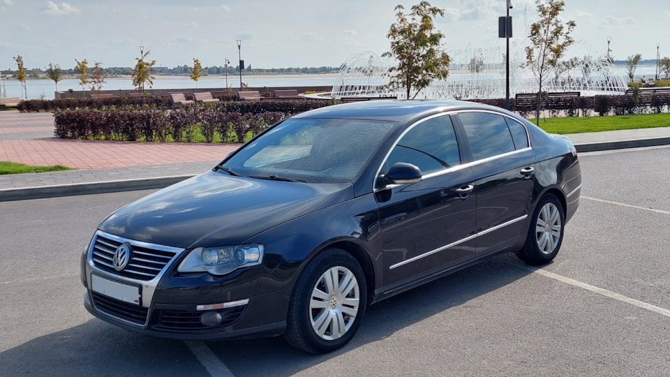 Volkswagen Passat B6 1.8 бензиновый 2010 | Черный пассат 1.8 на DRIVE2