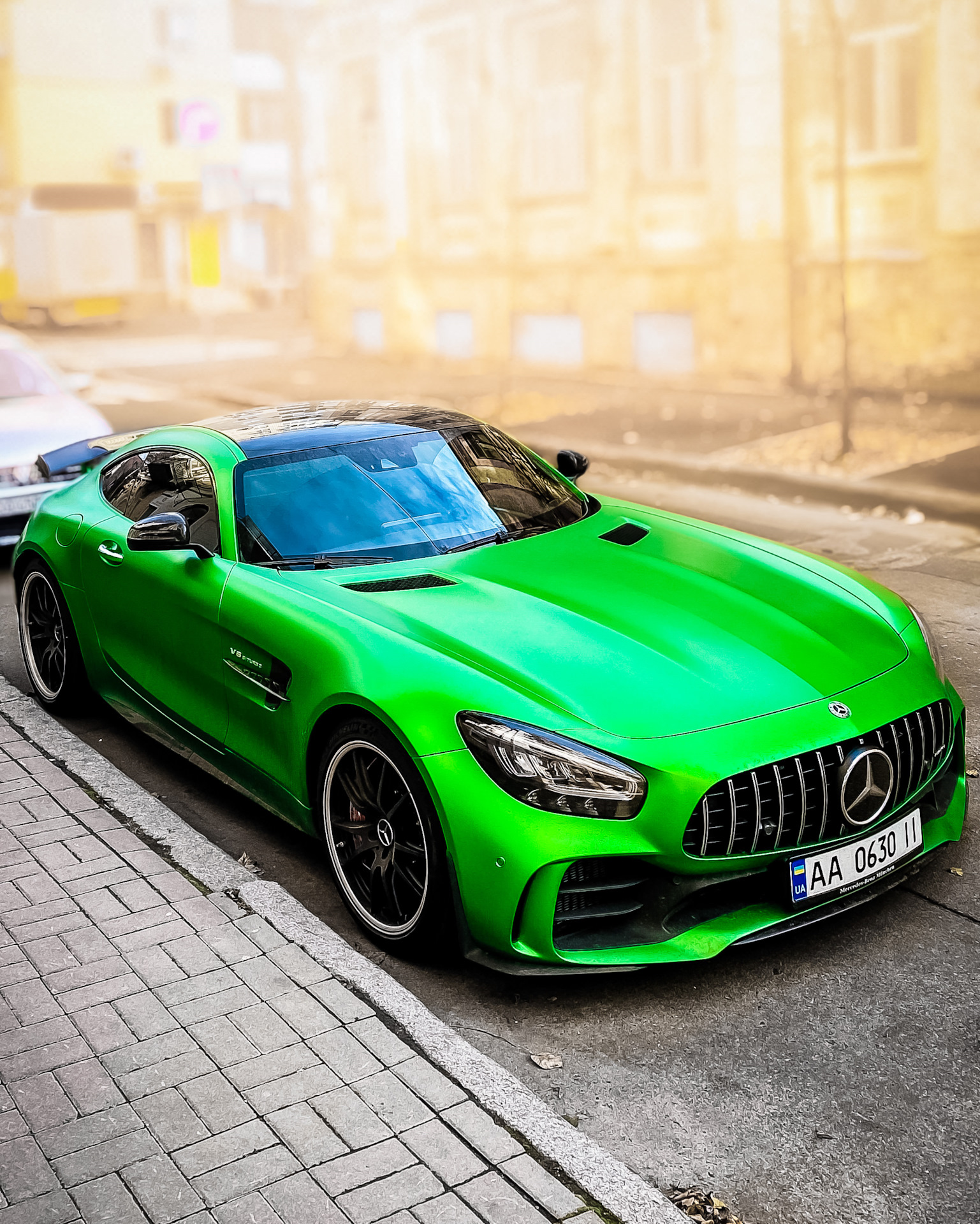 Mercedes Benz AMG GTR Silver