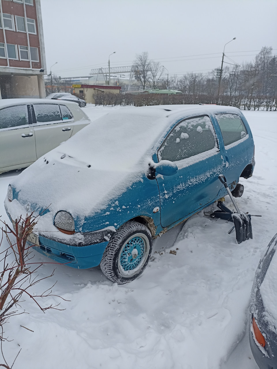 77 Зимнее путешествие в Столин. Очередная замена масла. — Renault Twingo I,  1,2 л, 1996 года | путешествие | DRIVE2