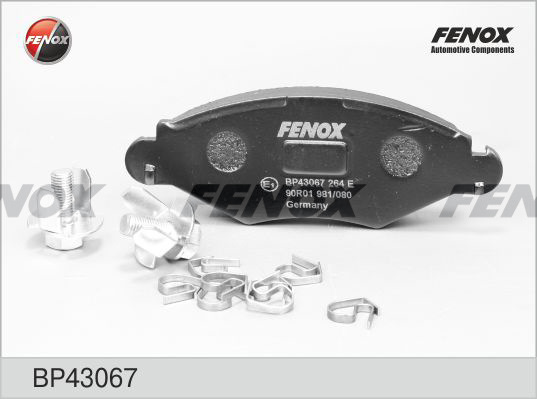BP43067 Колодки тормозные дисковые FENOX | Запчасти на DRIVE2