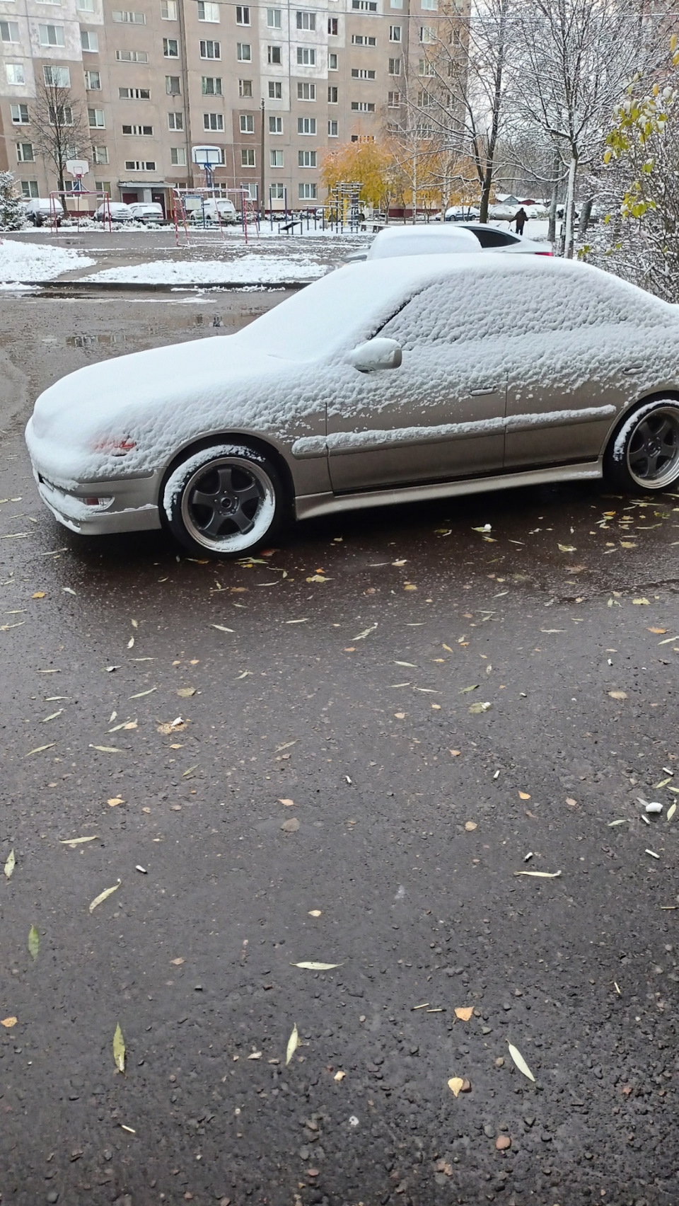 Вскрыл блокировку . Последствия вчерашней катки ). Зима близко — Toyota  Mark II (100), 2,5 л, 1998 года | колёсные диски | DRIVE2