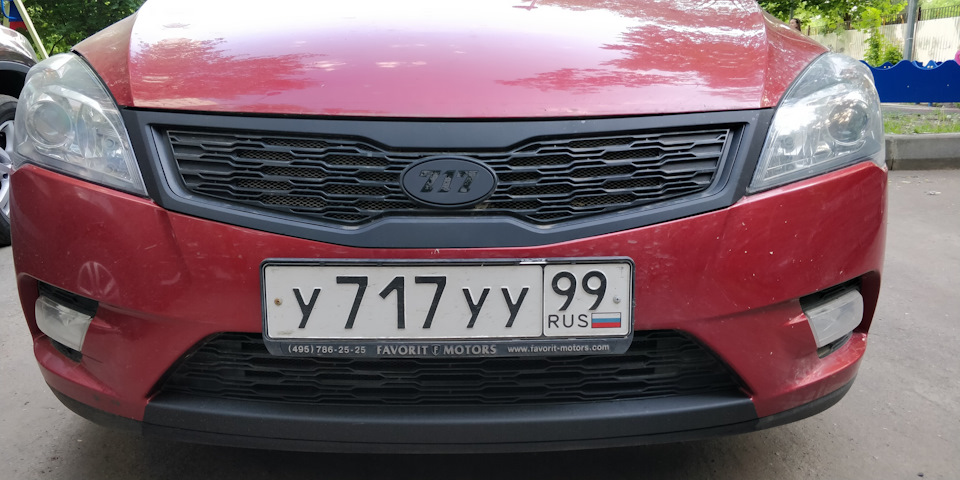 Kia Ceed 2010 антихром