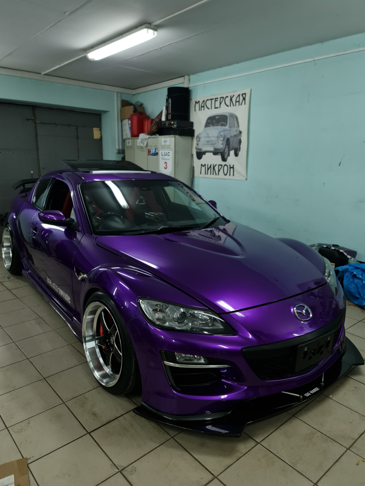 19. Обновка. Переклейка авто в Teckwrap Gal03 — Mazda RX-8, 2,5 л, 2004 ...