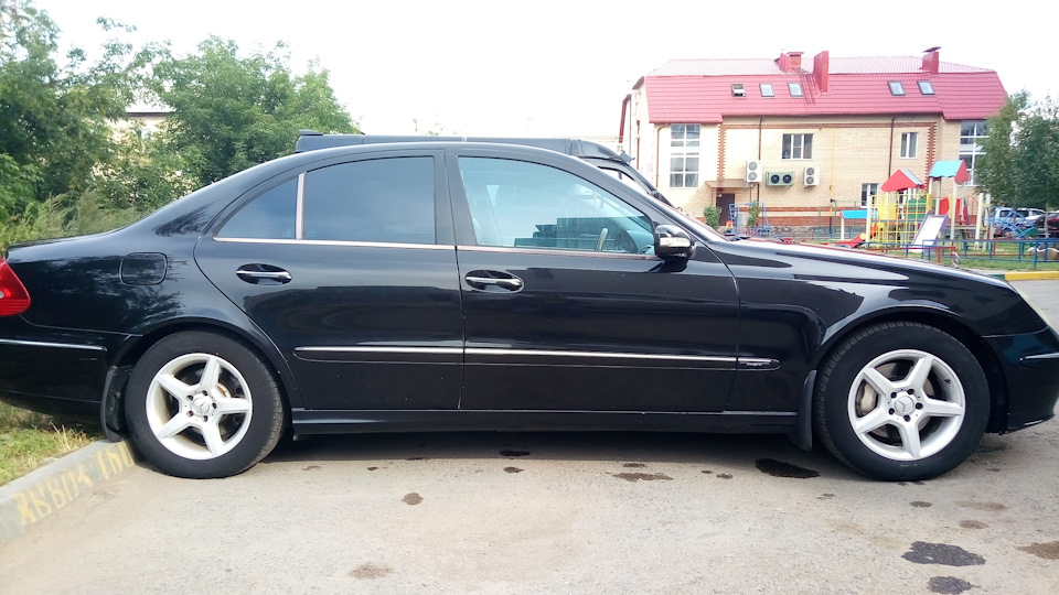 Смена колес! — Mercedes-Benz E-class (W211), 5 л, 2003 года | колёсные ...