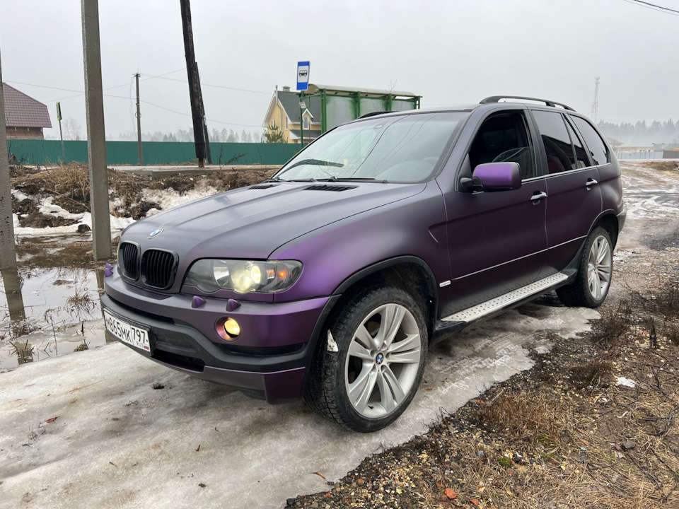 Оклейка ) — BMW X5 (E53), 3 л, 2002 года | просто так | DRIVE2