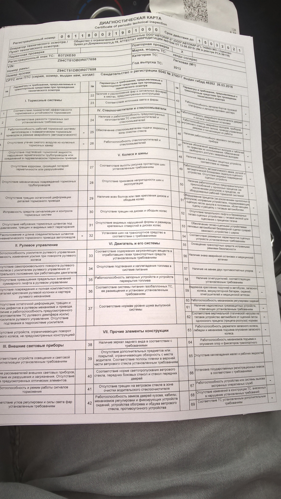 Фото в бортжурнале Hyundai Solaris Hatchback