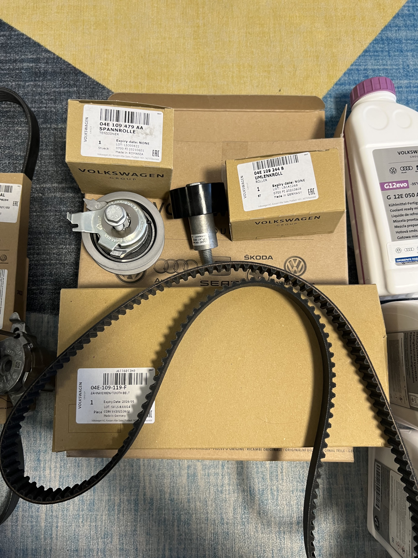 Замена ремня ГРМ, замена приводного ремня, мойка радиаторов — Audi A4 ...