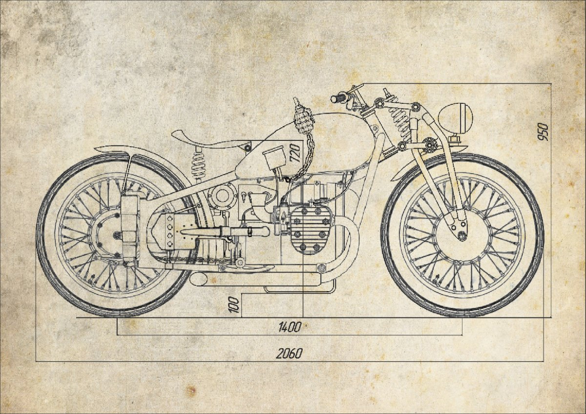 Чертежи рамы м72