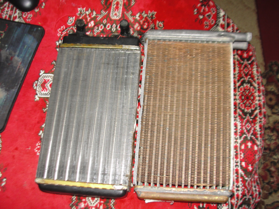 Радиатор отопителя 2108 в ИЖ Оду . — ИЖ 2126, 1,7 л, 2003 года | своими ...