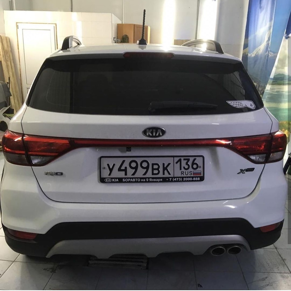 камера заднего вида kia rio x line