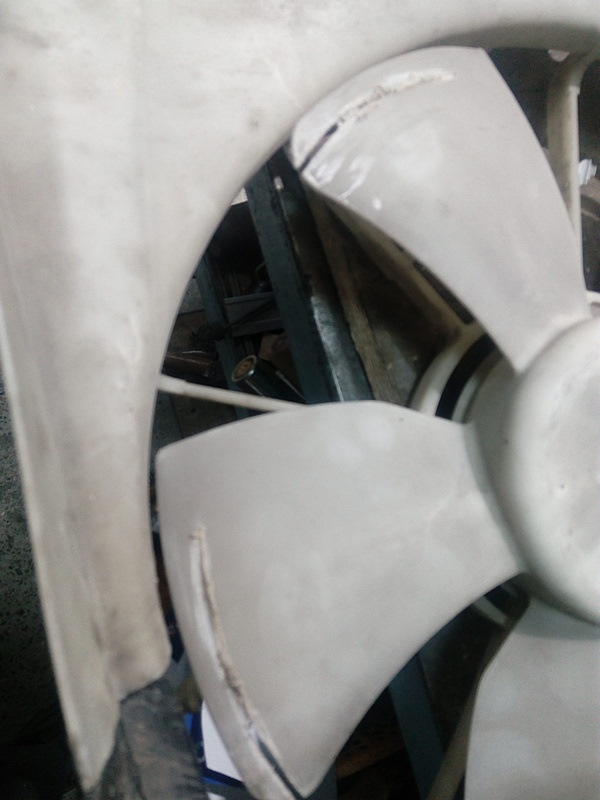 Уменьшил шум вентилятора радиатора. — Mazda 929 II, 2 л, 1987 года ...