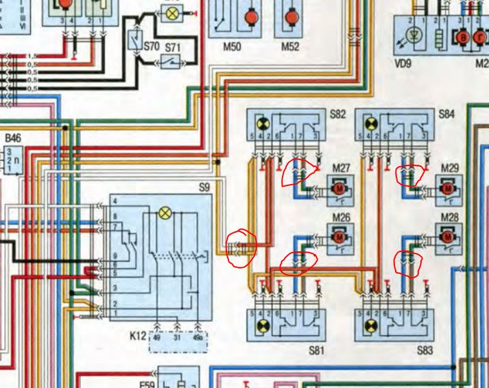 Газ 3110 схема стеклоподъемников