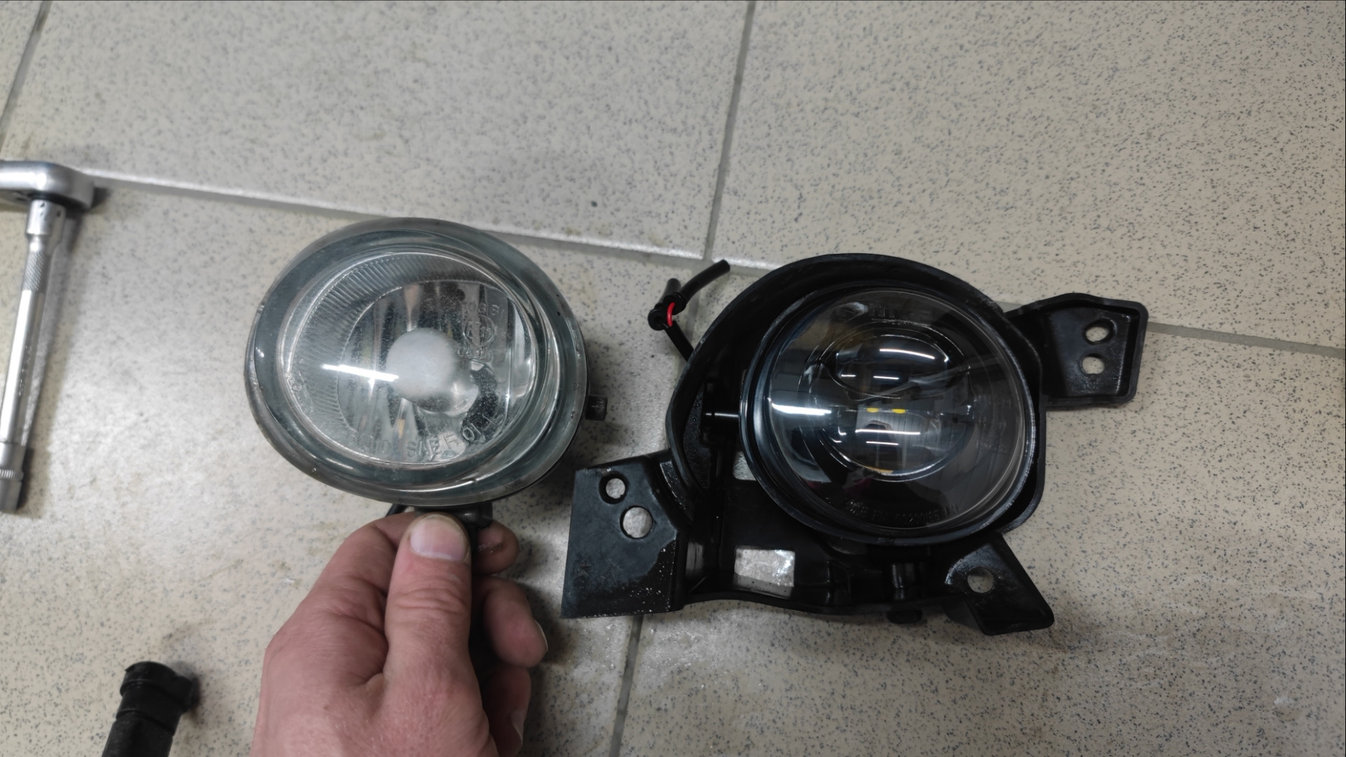 Светодиодные ПТФ — Mazda 3 (2G) BL, 1,6 л, 2013 года | стайлинг | DRIVE2