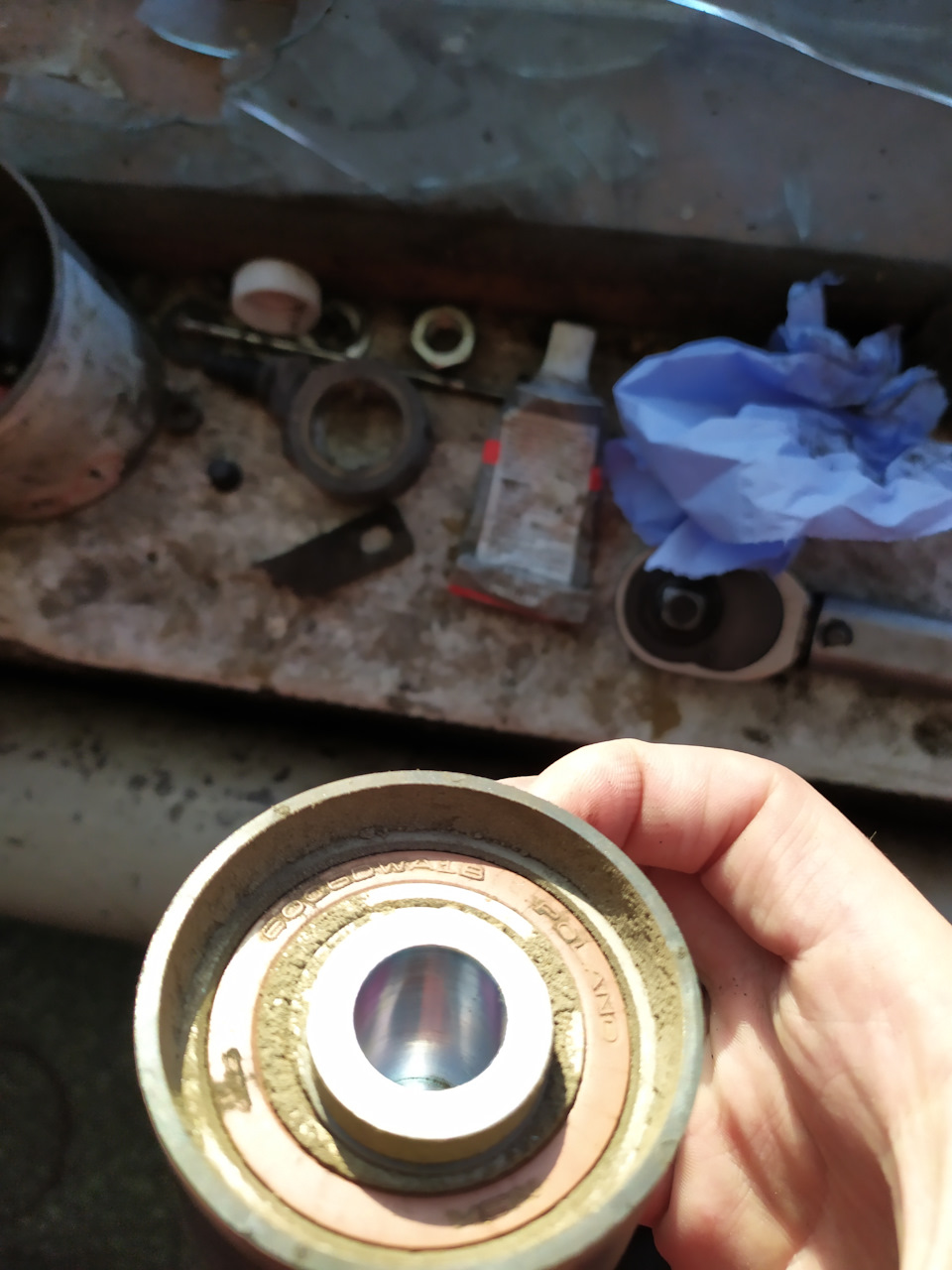 Замена ГРМ Гранта 21127 и обводного ремня с роликом — Lada Гранта, 1,6 ...