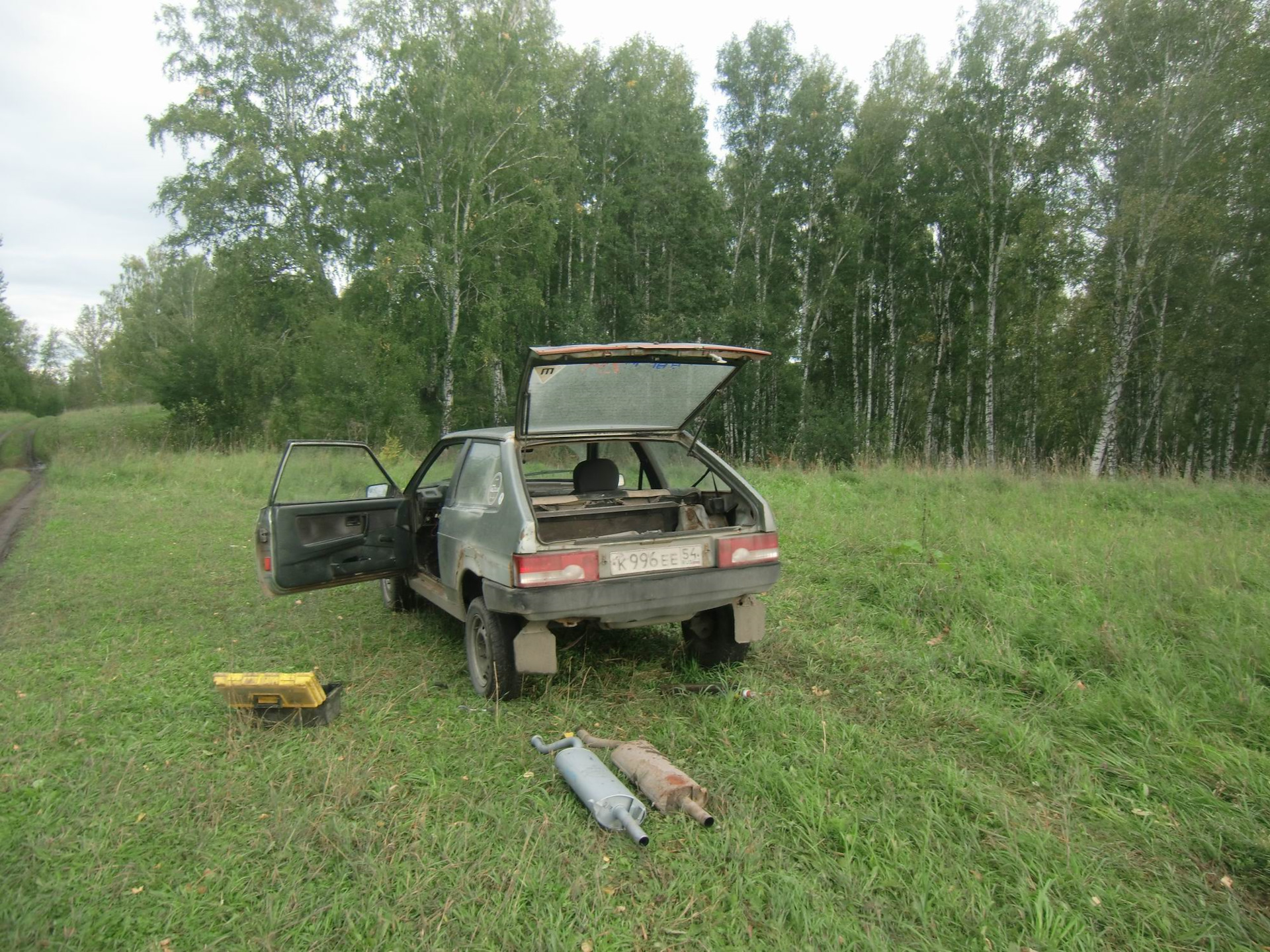 глушитель — Lada 21083, 1,6 л, 1995 года | поломка | DRIVE2