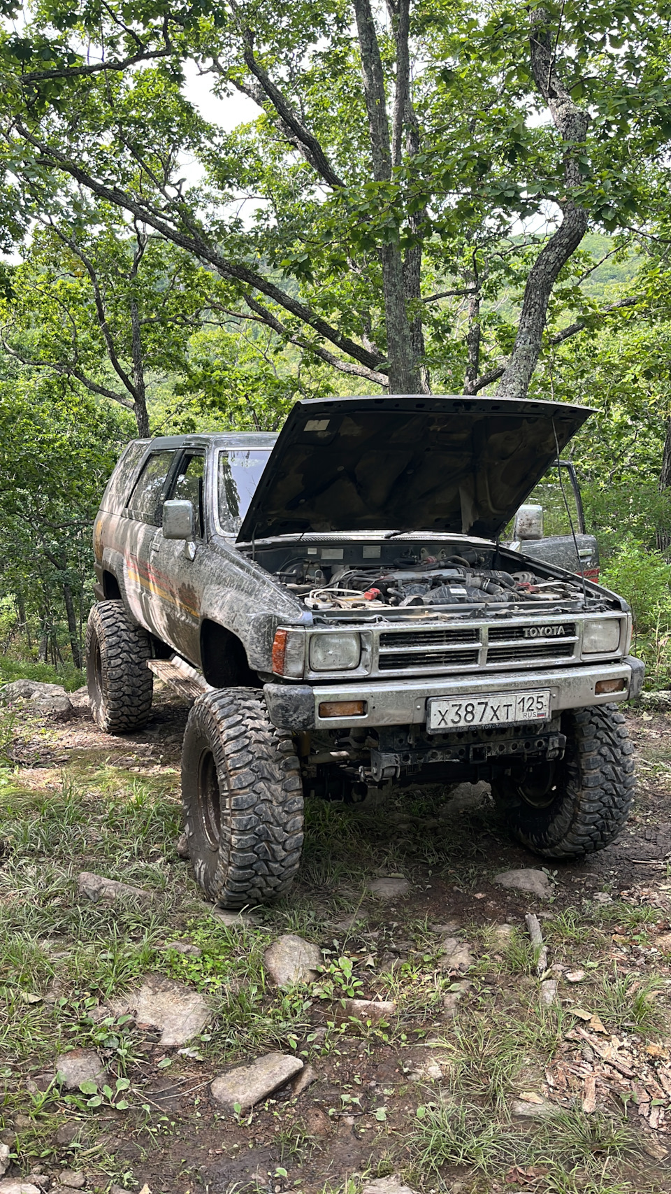 Клубный выезд в бухту Ё и конец мотору — Toyota Hilux Surf (1G), 2,4 л,  1988 года | поломка | DRIVE2