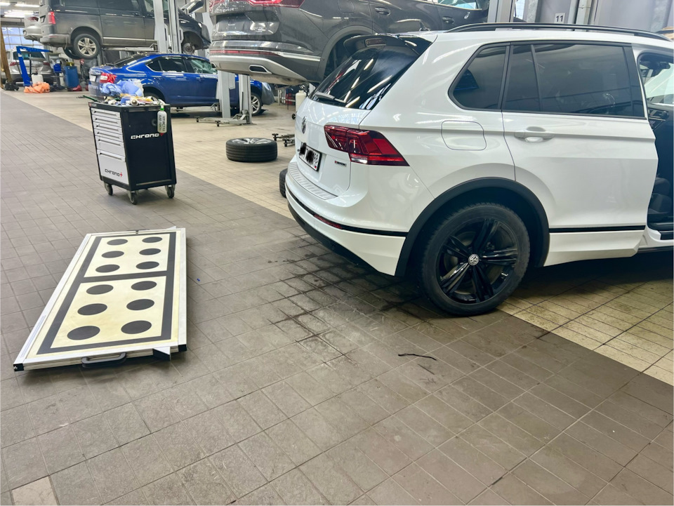Камера заднего вида — Volkswagen Tiguan (2G), 2 л, 2019 года ...