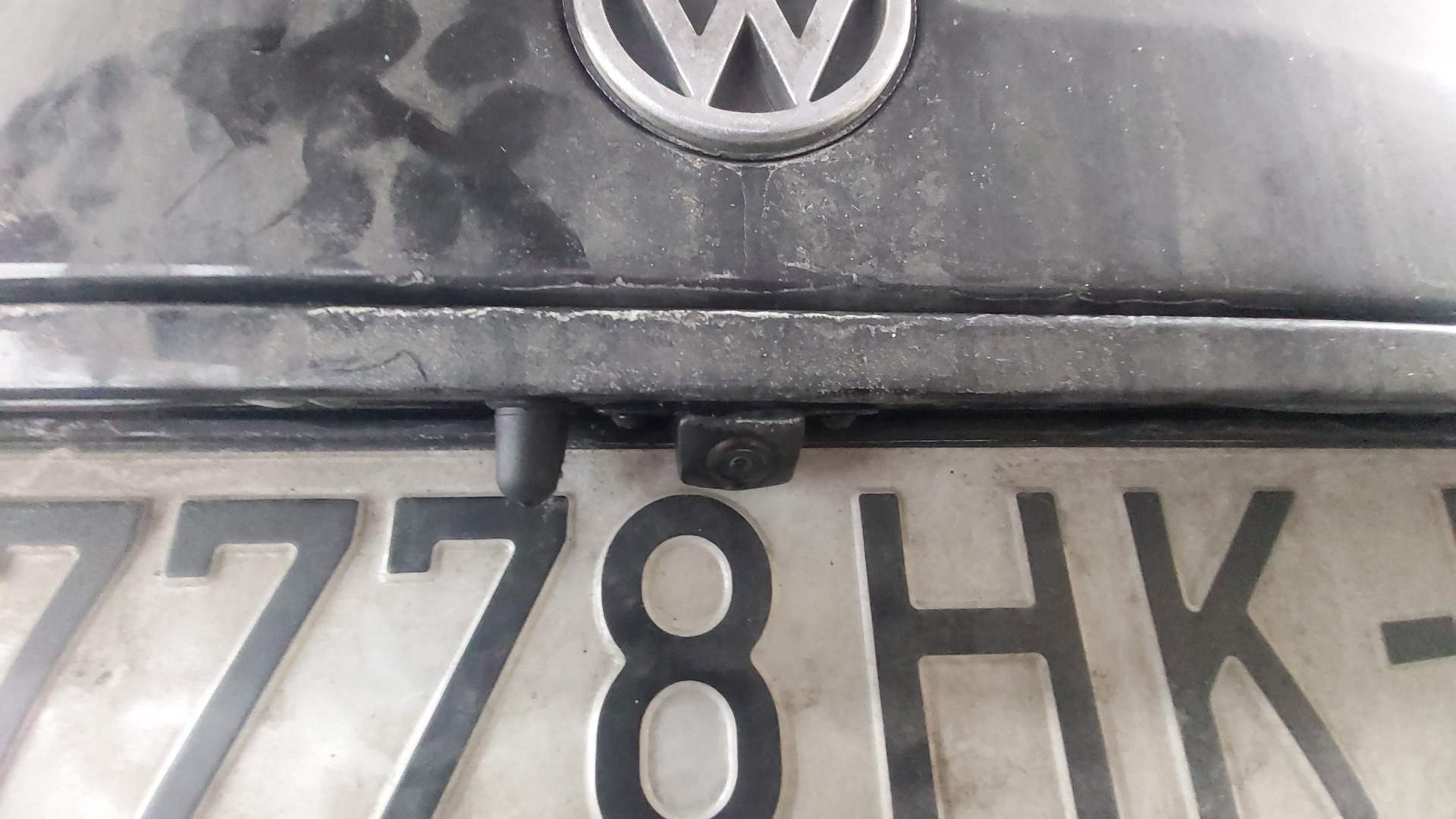 Установка омывателя камеры заднего вида — Volkswagen Golf Variant (Mk3 ...