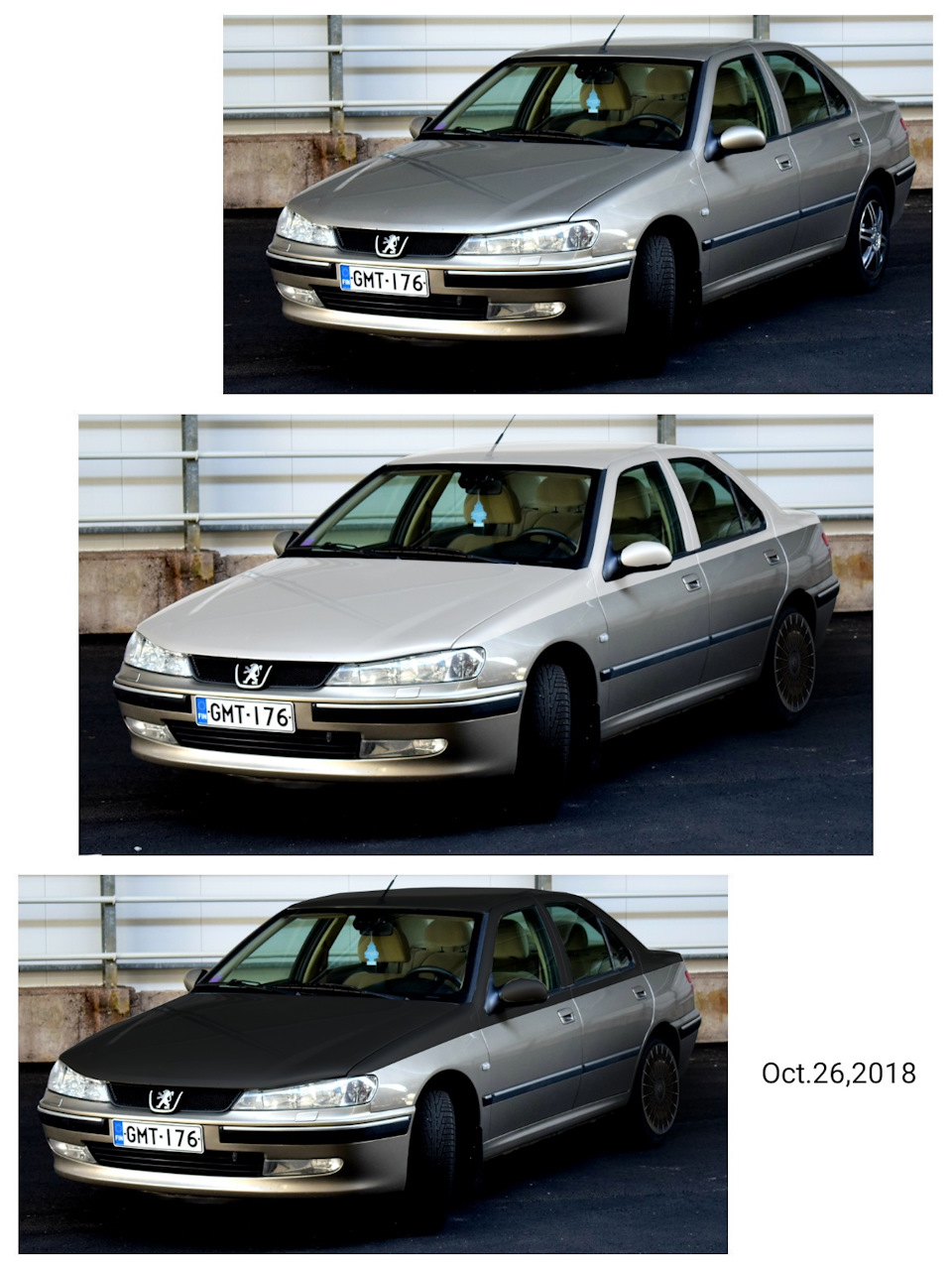 Черный или белый верх покрасить? — Peugeot 406, 2 л, 2001 года | тюнинг |  DRIVE2