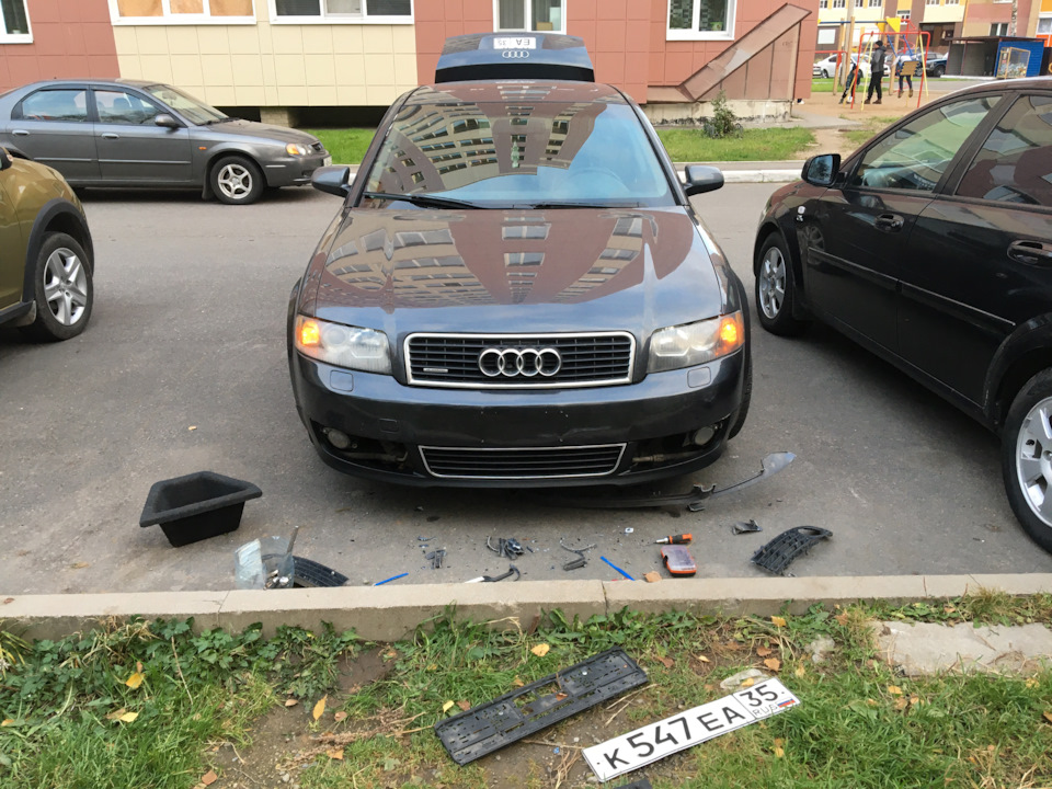 То о чем давно мечтал, губа s-line — Audi A4 (B6), 1,8 л, 2002 года ...