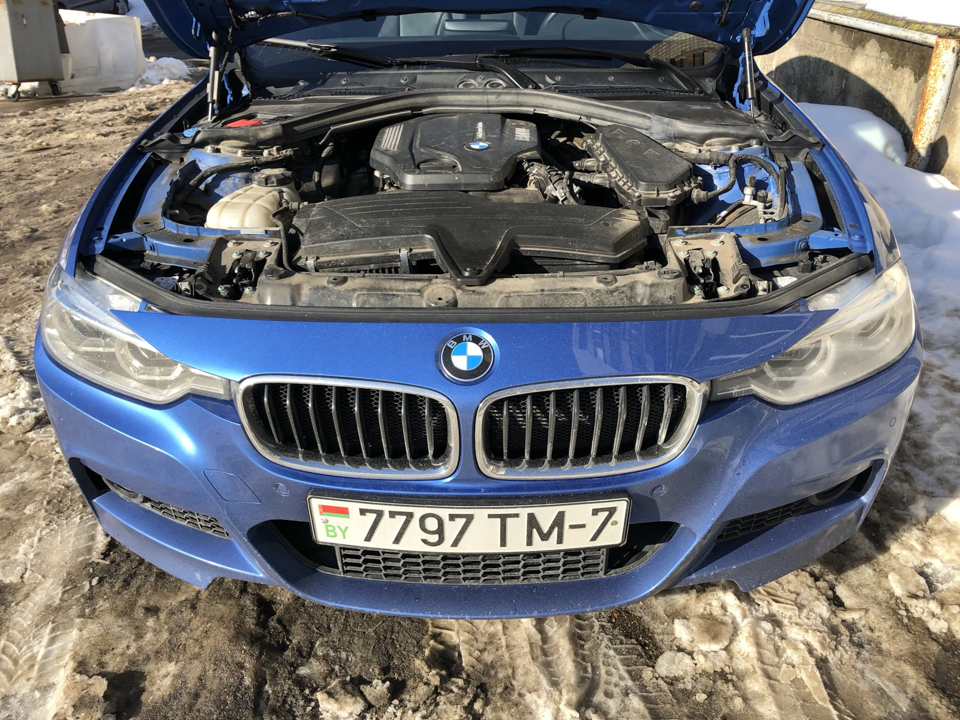 замена ноздрей bmw f30